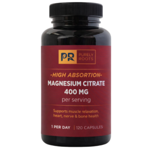 Purely Roots High Absorption Magnesium Citrate 400 mg